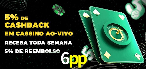 Promoções do cassino ao Vivo 6pp